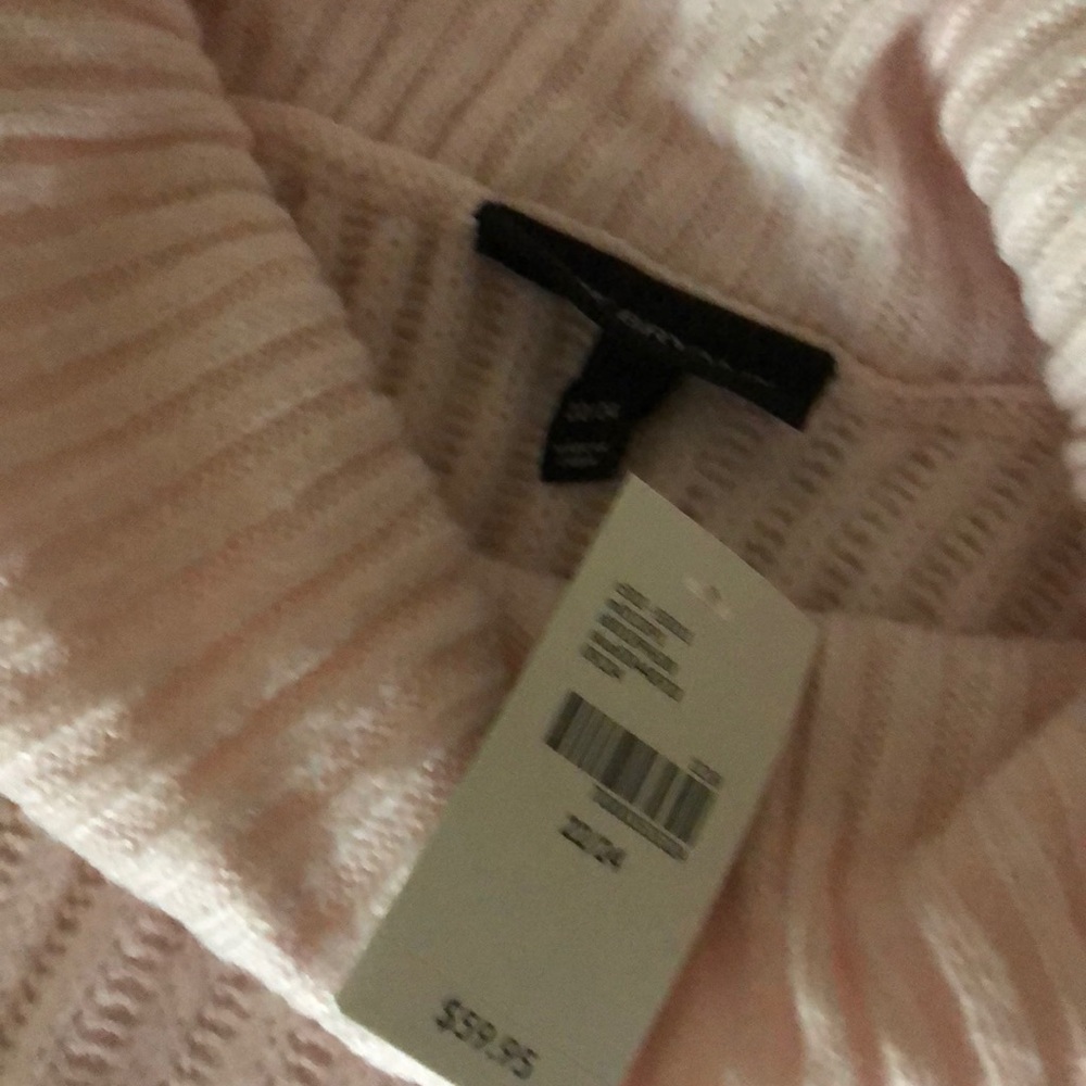 Pink cowl neck